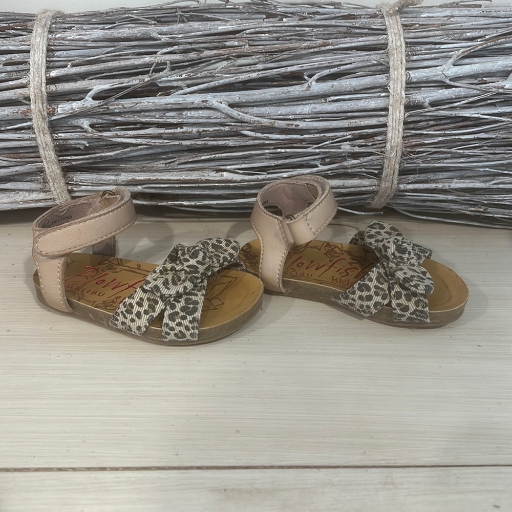 Blowfish Leopard Sandals. Toddler Size 6. VGUC.